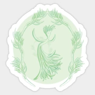 Succulent Sprite - mermaid tail Sticker